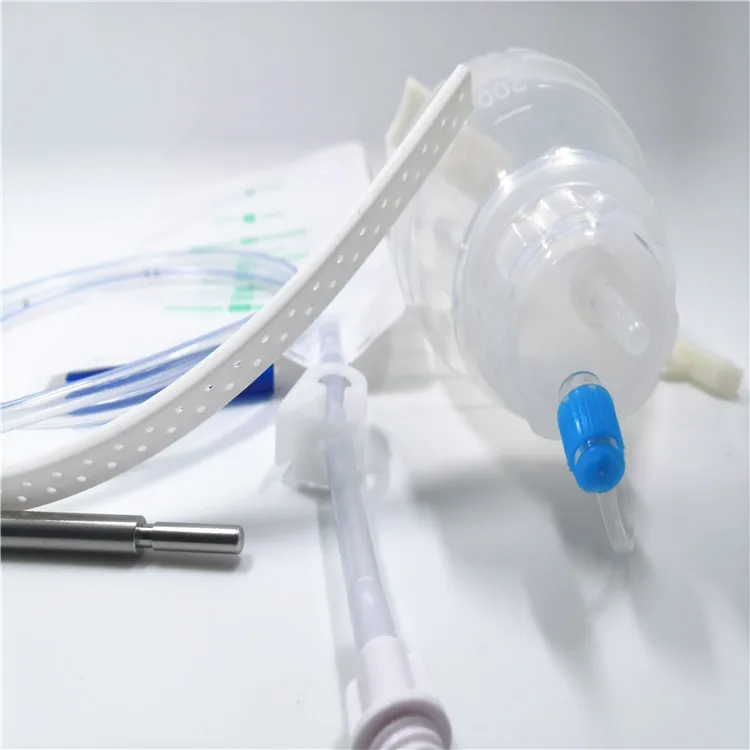 Jackson Pratt Drain Silicone Negative Pressure Closed Wound Drainage