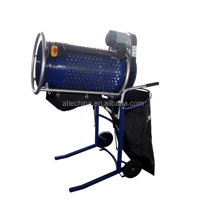 Rotary Vibrating Compost Sifter,Portable Soil Sifter Machine With