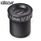 Kingopt 6mm Long Focal Length 3MP 1/2.5 CCTV Camera Network Lens F1.8 M12 Holder Security Lenses with ir filter