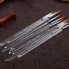New Product Nylon Hair Oil Watercolor Acrylic Detail Oil Paint Brush Set For Small Details