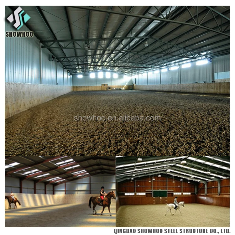 Prefabricated Steel Building Horse Stable Arena Steel Structure Barns