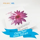 Good 3*4inch flower photo card print store printing service shanghai