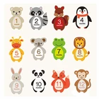 PS001038 Pregnancy belly milestone monthly baby stickers