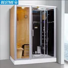 two person portable sauna and steam combined room