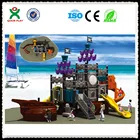 special design children pirate ship playground/pirate ship kids outdoor play structures pirate ship for sale QX-039A