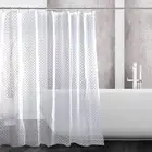QJMAX Eco Friendly, MOLD & MILDEW Resistant, ODORLESS Shower Curtain Liner