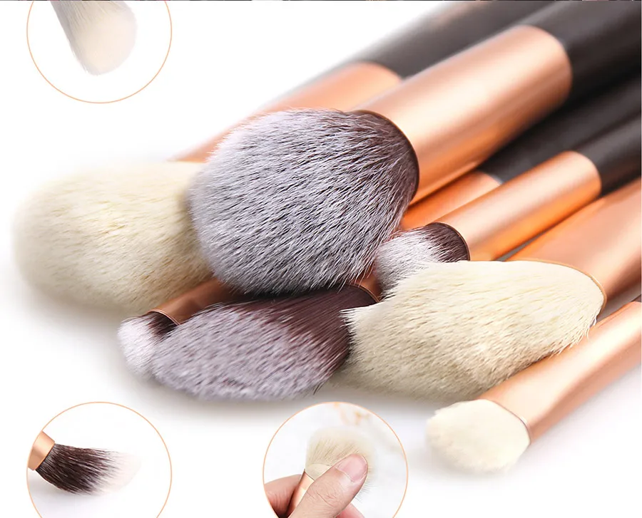 vegan makeup brushes private label maquillaje makeup brush set 