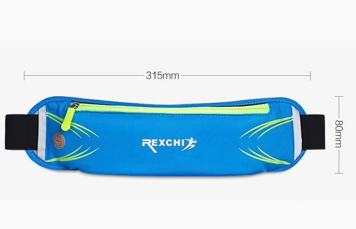 Hot selling custom adjustable elastic running fanny pack waterproof waist bag sport
