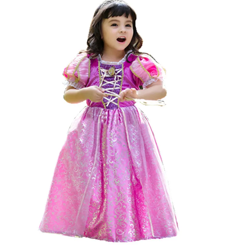 2015 Summer Fashion Baby Girls Dress Children pageant dresses Princess Dresses for Party and Weeding Elsa Dress Anna Clothes