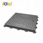 EN124 C250 Coating Sewer Drain Square Frame Manhole Cover Manufacturer