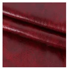 Hot selling 100% polyester upholstery wholesale faux leather fabric for classic look sofa