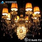 Church candelabra wrought iron chandelier shades crystal pendent lamp