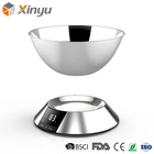 Commercial Silver Stainless Steel Eletronic Digiital Bowl Kitchen Scales