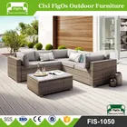 4 Pieces Best Choice Cheap Outdoor Furniture Patio Cushion Wicker Rattan Garden Corner Sofa Couch Set