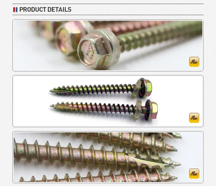 high quality torx wafer pan hex head self tapping screw from china