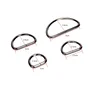 Garment Accessories Metal Zink Alloy D type ring Wholesales Sanp Jeans Button Plating