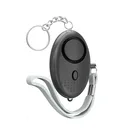 Singapore silicon silver siren alarm keychain