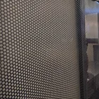 Aluminum mesh perforated corrugated metal panels