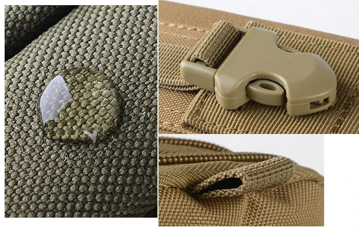 Multifunction custom mens women sport bum pouch bag camo military travel waist pack