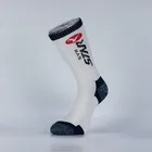 Custom logo sweat-absorbent youth soccer socks for shin guards
