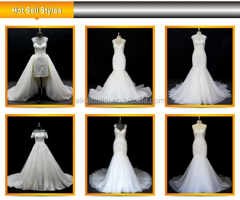 2017 New Style Off Shoulder Trail European White Cheap Wedding