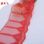 OEM/ ODM swiss embroidery lace trim cushions hearts hi lo dress