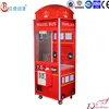toy crane claw game machine/Hot sale slot game machine pushing game plush toys crane claw machine for kid