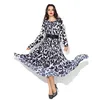 Pretty Steps 2019 Wholesale Casual Long Sleeve Printed Maxi Party Dresses On Sale