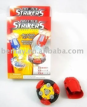 b/o (battery operated) battle tops/the battle strikers