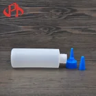 Manufacturers selling 500ml HDPE pointed mouth bottles long thin tip plastic dropper bottle for glue