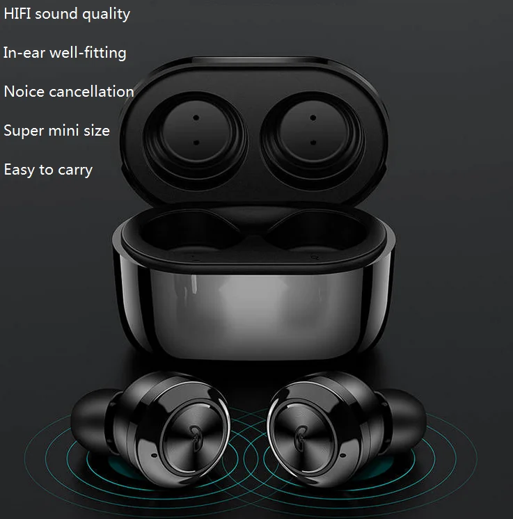 BT 5.0 TWSF6 A6 TWS Wireless Earphones i8 i9s Wireless Earbuds with Charging Case - ANKUX.COM