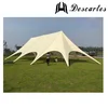 25x14M Beige Double Peak Star Shade Canopy/150 Person Star Marquee For Sale