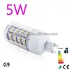 110V/230V 5W SMD3528 bulb G9 halogen LED replacement