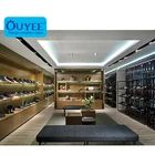 Factory Wooden Clothes Store Showcase Display, High Quality Shop Garment Display Racks For Store Furniture