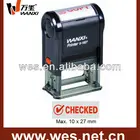 Custom Plastic Office Name Self Inking Rubber Stamp
