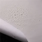 安いと通気性 190 T 100% ポリエステル起毛マイクロファイバー紬積層防水生地マットレスプロテクター