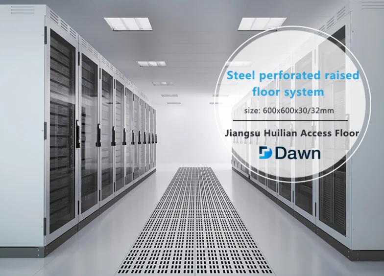 Steel Perforated Raised Floor For Data Center Laboratory Server