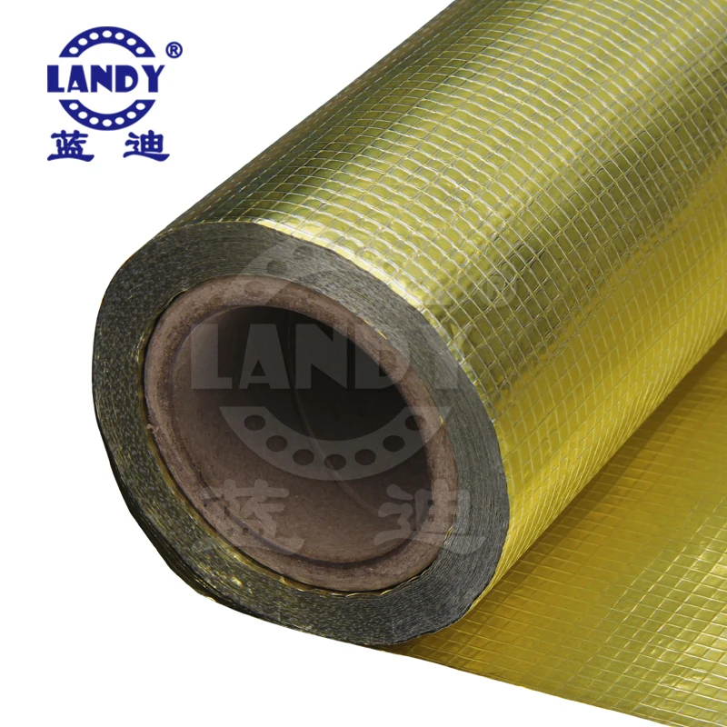 Reflective Aluminum Foil Cloth Insulation Woven Heat Insulating