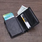 Metal aluminium rfid automatically pop-up Business credit Card Case wallet