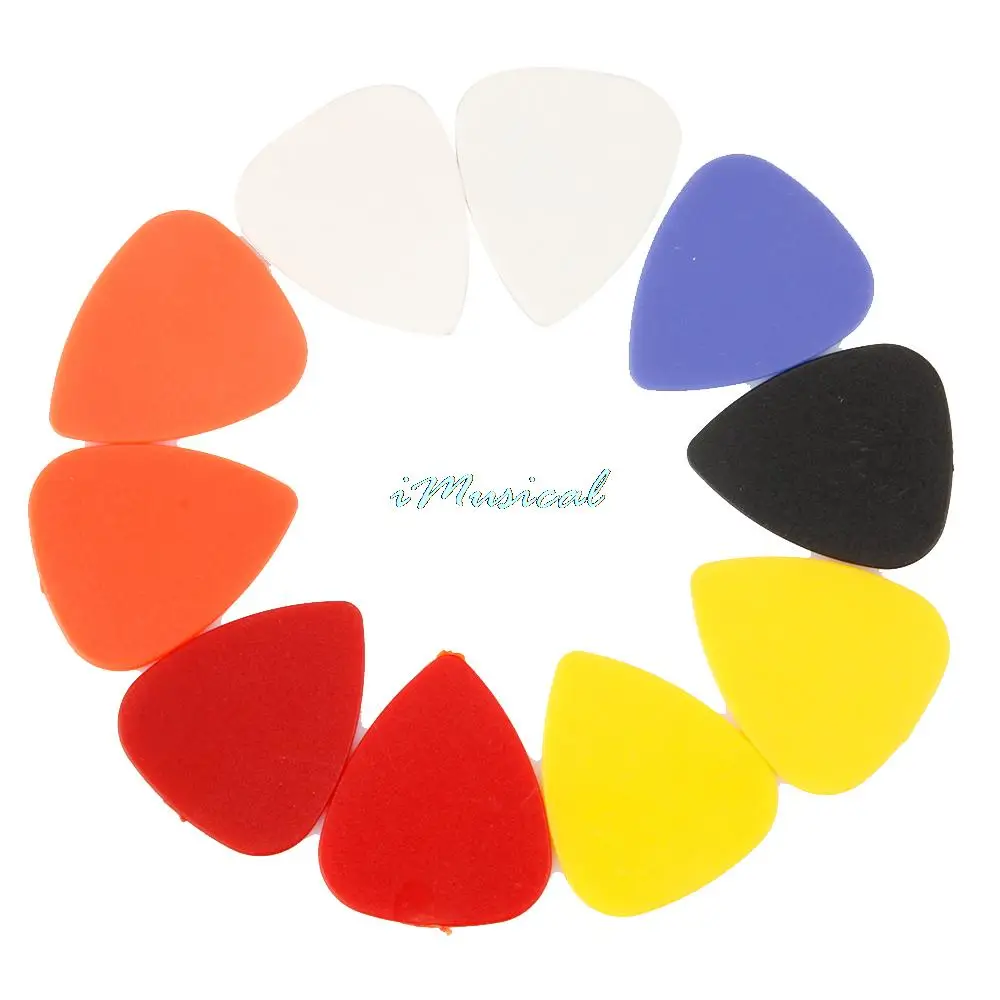 10pcs High Quality Durable Plastic Guitar Pick Combo 0.81mm