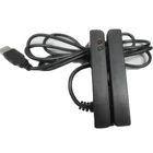 Mini design magnetic card read only RS232 USB msr reader for POS system