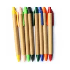 Eco Paper Mate Roll Ball Pen Recycled Kraft Paper Pen