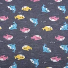 Keqiao textiles terry cloth cartoon plain knitted fabric stocklot
