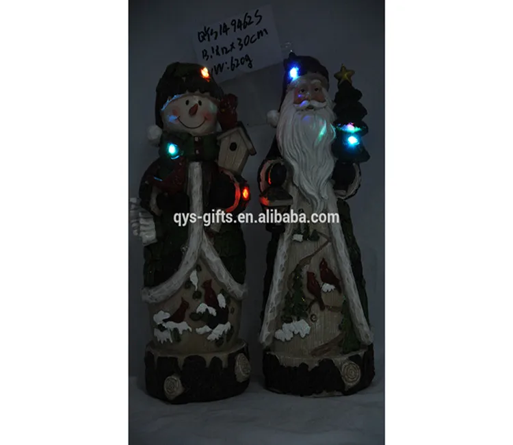 christmas resin decoration garden gifts solar led lighting