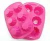 Silicone bakeware 6 mini loaf pan soap mold cake baking pans muffin molds