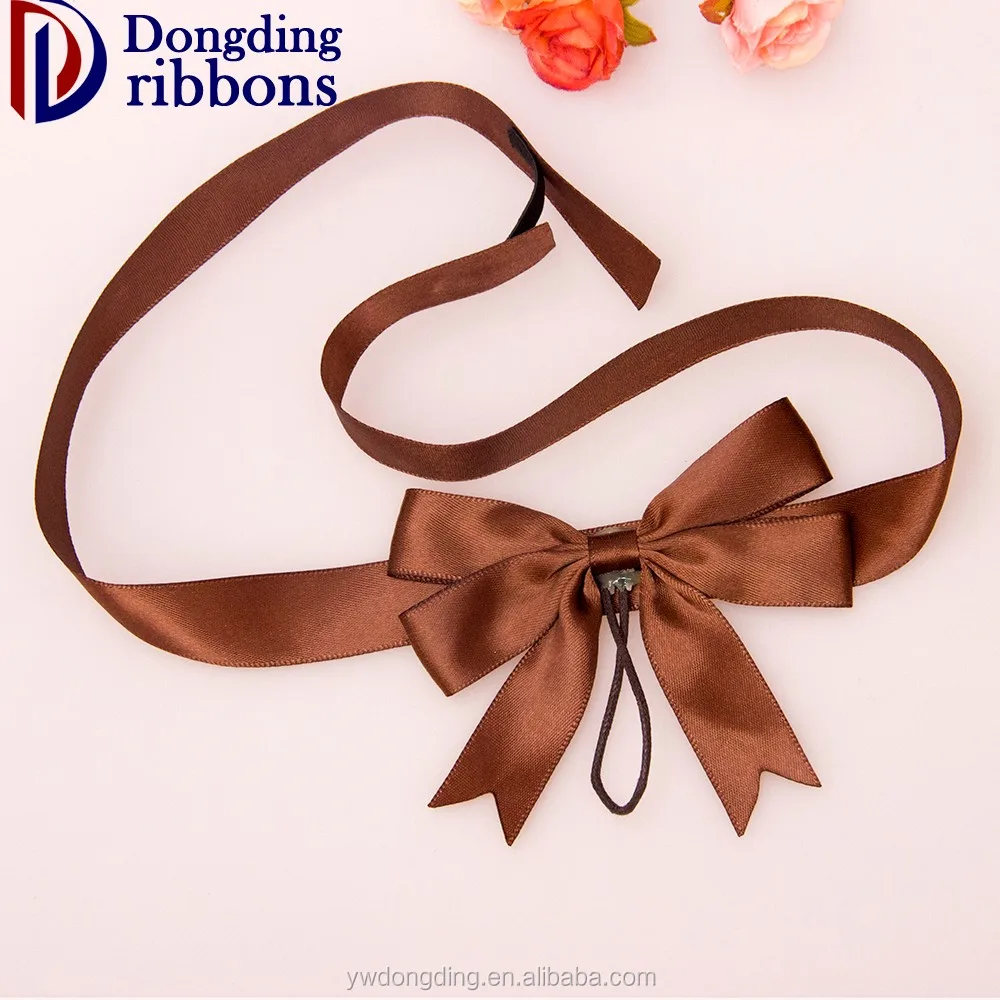chocolate gift box packing satin ribbon bow