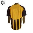 Cheap price customized sports wear polyester sublimation black and yellow stripes mix color t shirts