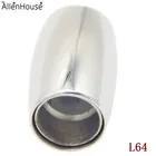 Fashion Design Jewelry Hardware Shiny Silver Cabinet Thread Screw Clasp Stainless Steel with Magnets for leather