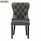Dining Room Furniture Dinning Chair Wood Dining Room Table and Classic Velvet Fabric Cheap Wooden Designer Wholesale Wood Design Dinning Chair