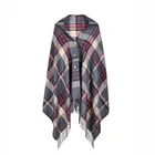 High quality magic scarf wood buttons cashmere shawl scarf